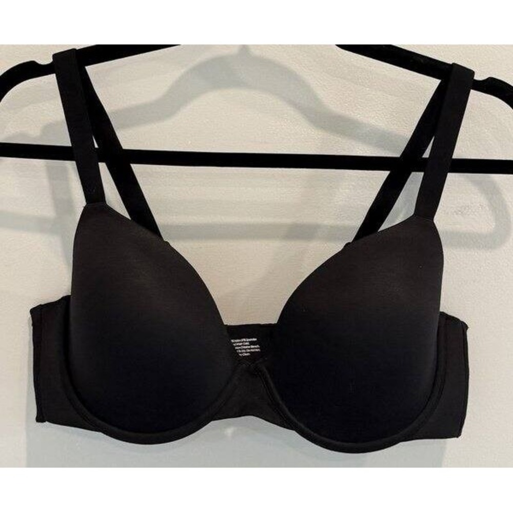 Soma Embliss Full Coverage Bra 0519 Black Wired Size 38C